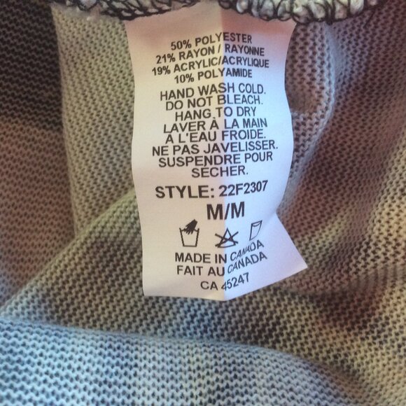 Michael Tyler Collections NWT Earth Tone Cowl Neck Boho Artsy Top Size Medium - Picture 6 of 6